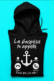 Crewneck unisexe la gaspésie m'appelle humour
