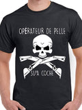 T-shirt homme opérateur pelle construction qc fr