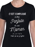 T-shirt femme maman parfaite qc fr