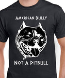T-shirt homme American bully chien dog qc fr
