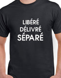 T-shirt homme libéré séparé qc fr
