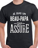 T-shirt homme beau-papa papa père qc fr