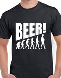 T-shirt homme évolution bière beer