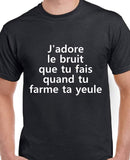 T-shirt homme farme ta yeule qc fr