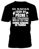 T-shirt men fishing fr qc