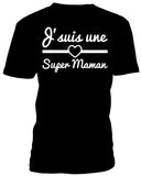 T-shirt women mom maman fr qc