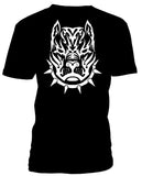 T-shirt men american bully pitbull dog