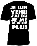 T-shirt men j'ai bu qc fr