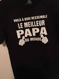 T-shirt men meilleur papa qc fr