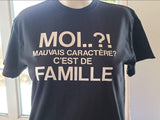 T-Shirt pour homme caractère humour