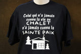 Hoodie Unisex chalet humour