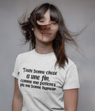 T-Shirt pour homme toute bonne chose a une fin humour