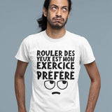 T-shirt pour Femme rouler des yeux humour
