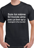 T-shirt femme sois toi même qc fr