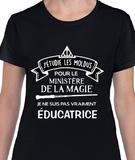T-shirt femme éducatrice qc fr