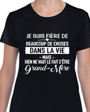 T-shirt femme fière grand-mère mamie qc fr