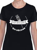 T-shirt femme infirmière qc fr
