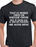 T-shirt femme prendre bière qc fr
