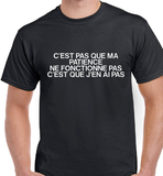 T-shirt homme pas de patience qc fr