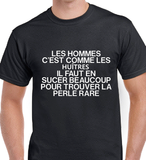 T-shirt femme homme huître qc fr