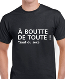 T-shirt homme à boutte sauf sexe qc fr