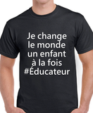 T-shirt homme éducateur qc fr