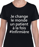 T-shirt femme infirmière qc fr