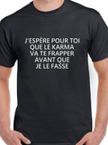 T-shirt femme karma qc fr