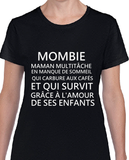T-shirt femme mombie café amour qc fr