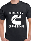 T-shirt homme moins cher femme Cummins qc fr