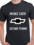 T-shirt homme moins cher femme chevy Chevrolet qc fr