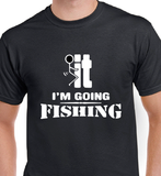 T-shirt women im going fishing pêche