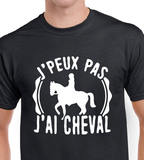 T-Shirt Vneck pour femme cheval équitation
