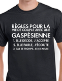 T-Shirt pour homme Gaspésie couple