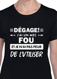 T-shirt pour Femme mec fou couple
