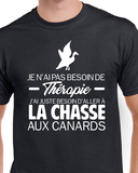 T-Shirt Vneck pour femme chasse canard