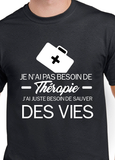 T-Shirt Vneck pour femme infirmière docteur