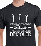 T-Shirt pour homme bricoler bricoleur