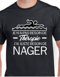 T-Shirt Vneck pour femme nager natation sport
