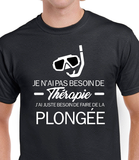 T-Shirt Vneck pour femme plongée sport
