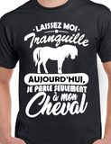 T-Shirt pour homme cheval humour