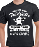 T-shirt pour Femme vache humour