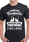 T-Shirt pour homme lapin humour