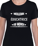 T-Shirt Vneck pour femme éducatrice