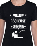 T-shirt pour Femme pêche pêcheuse