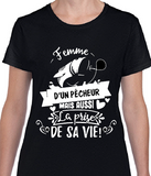 T-shirt pour Femme pêche couple