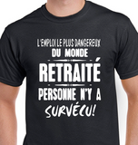 T-shirt pour Femme retraité humour