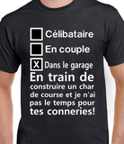T-shirt pour Femme garage humour