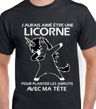 Hoodie Unisex licorne humour