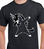 T-Shirt Vneck pour femme licorne humour